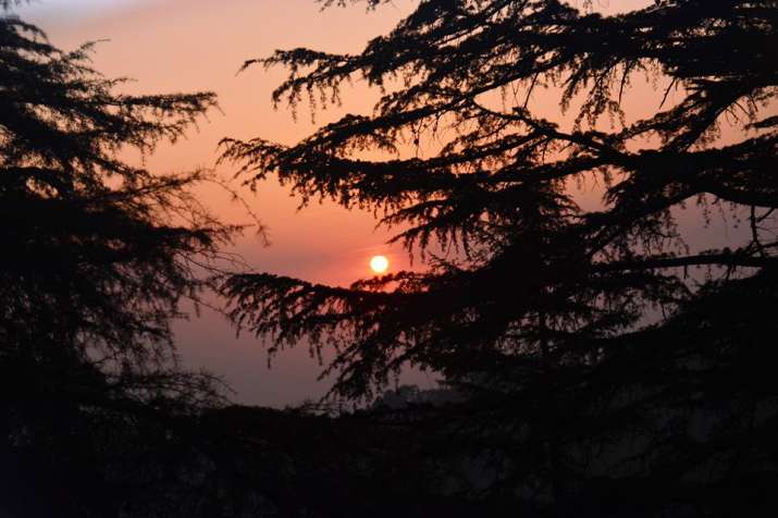 Sunset in himachal